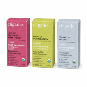 Aceites Esenciales Rosa Geranio, Incienso & Zácate Limón