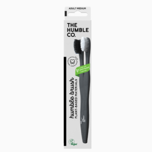 Cepillo Medium Plant-Based (2 Pack) – The Humble Co. Neg/Bl