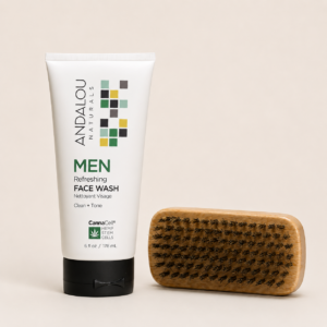 Face Wash Men & Beard Brush