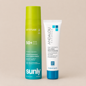 Protector Solar Spray SPF50 & Crema de Día Clear Skin