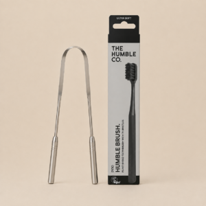 Limpiador de Lengua de Acero Inoxidable & Cepillo 7K